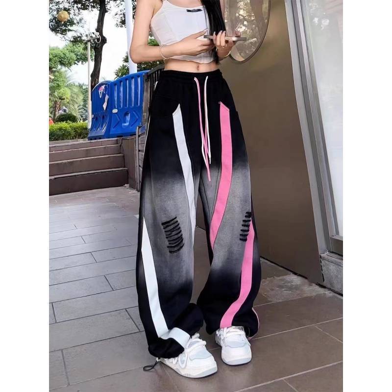 American Retro Hip-hop Fashion Straight Wide-leg Pants Novara Shop Novara Shop