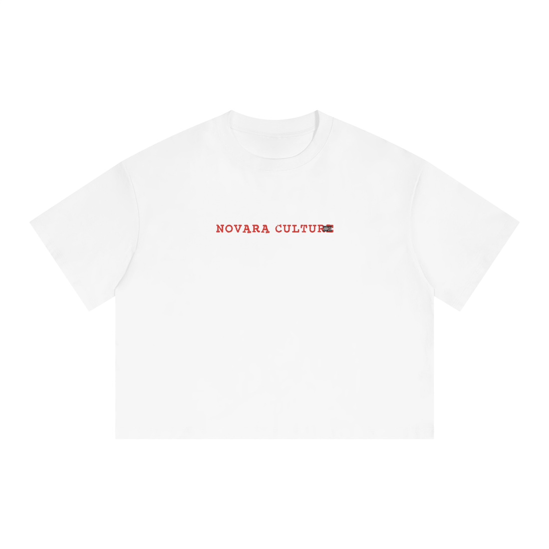 Unisex Boxy Drop Shoulder Crop T-Shirt ODMPOD Novara Studio
