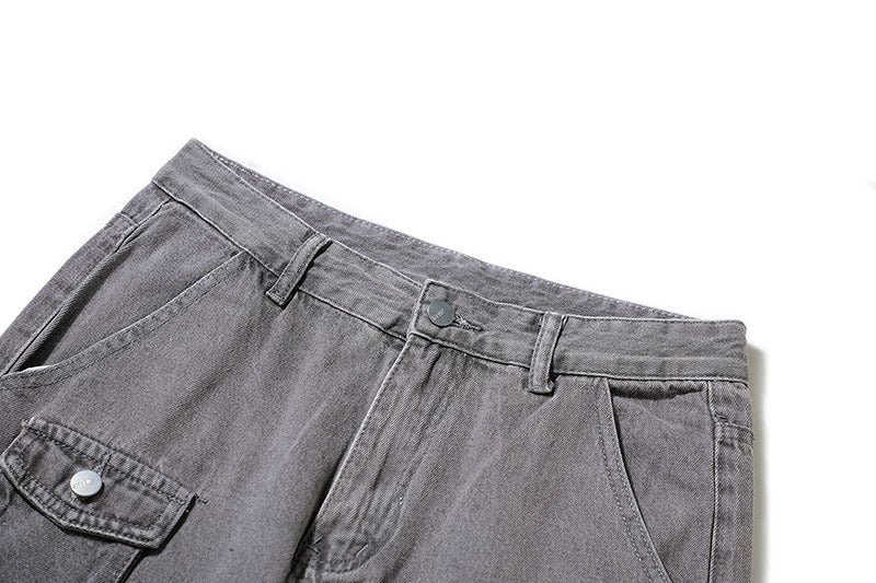 Retro Hip Hop Multi-pocket Cargo Pants Male Novara Shop Novara Shop