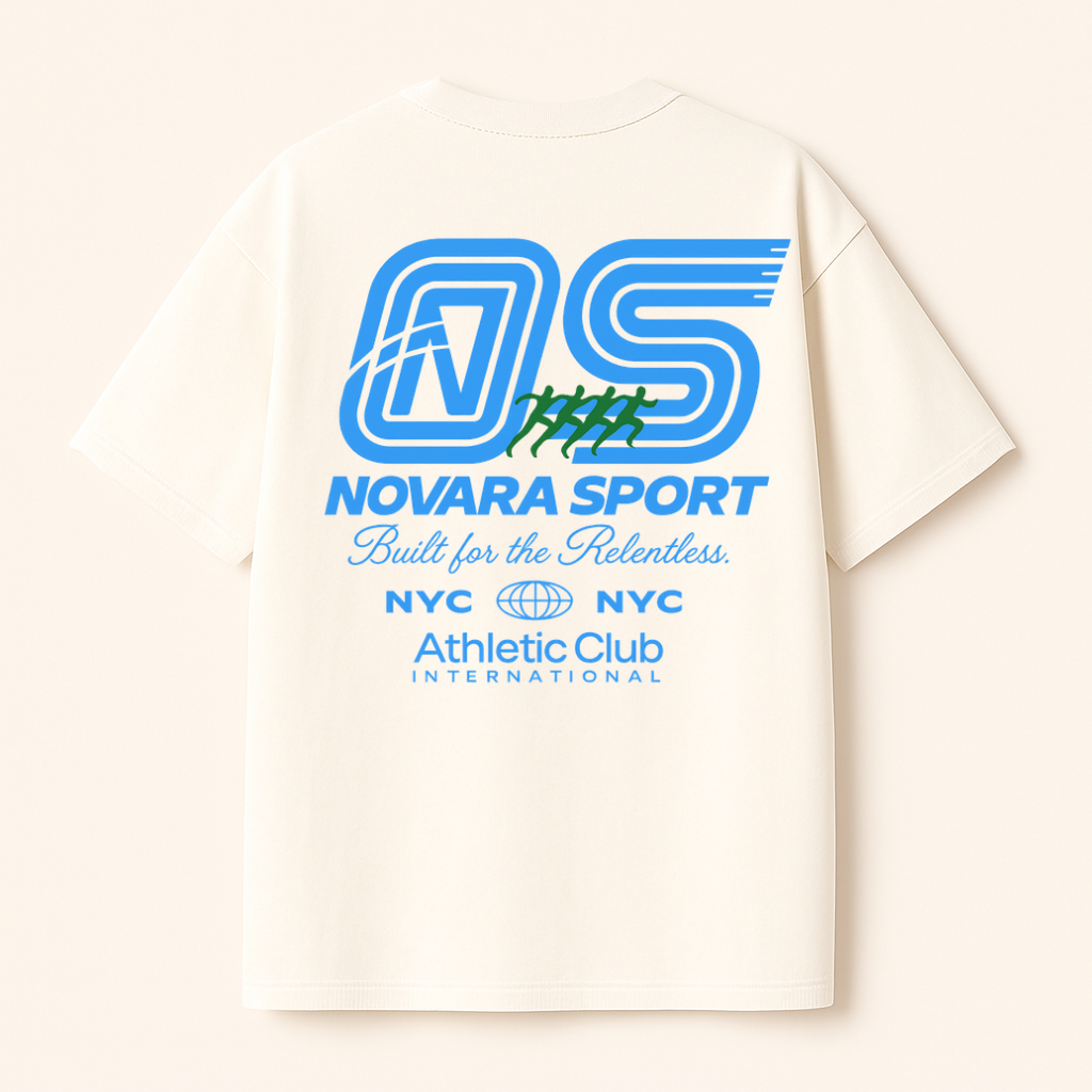 Novara Sport Oversized Athletic Logo Tee