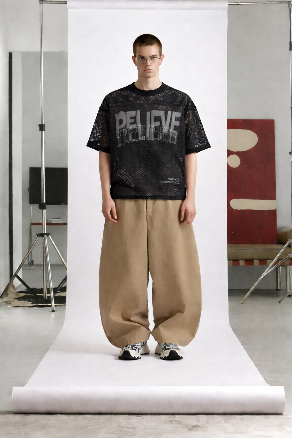 Novara See-through Boxy Net T-Shirt Novara Shop Novara Shop