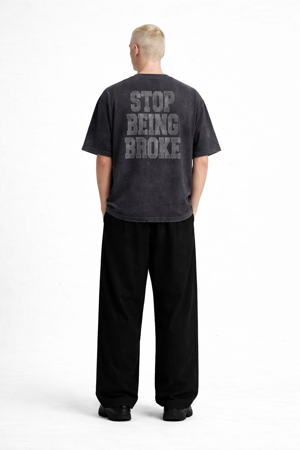 Stop Being Broke Boxy Tee - Novarashop