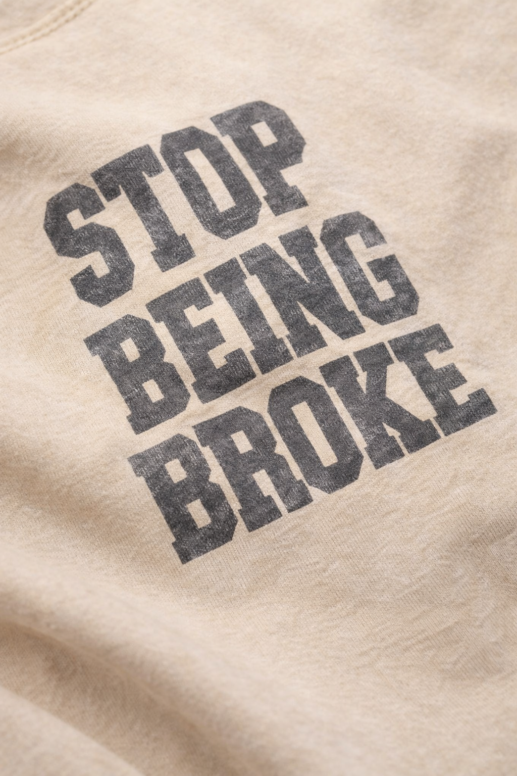Stop Being Broke Boxy Tee - Novarashop