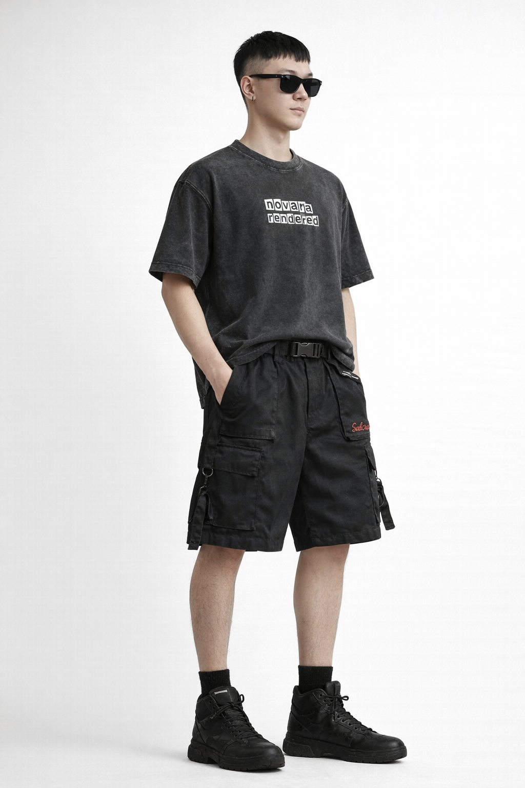 Solid Color Tooling Shorts Men Novara Shop Novara Studio