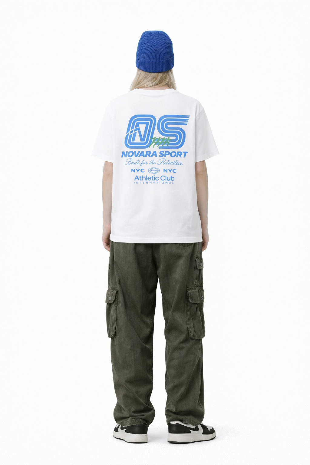 Sport Oversized Athletic Logo Tee Novara Shop Novara Studio