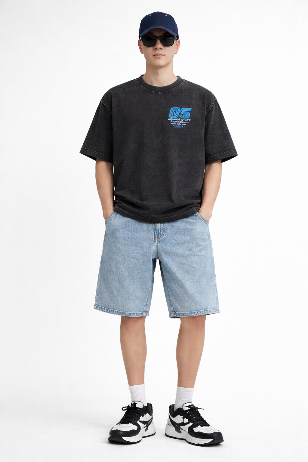 Sport Oversized Athletic Logo Tee Novara Shop Novara Studio