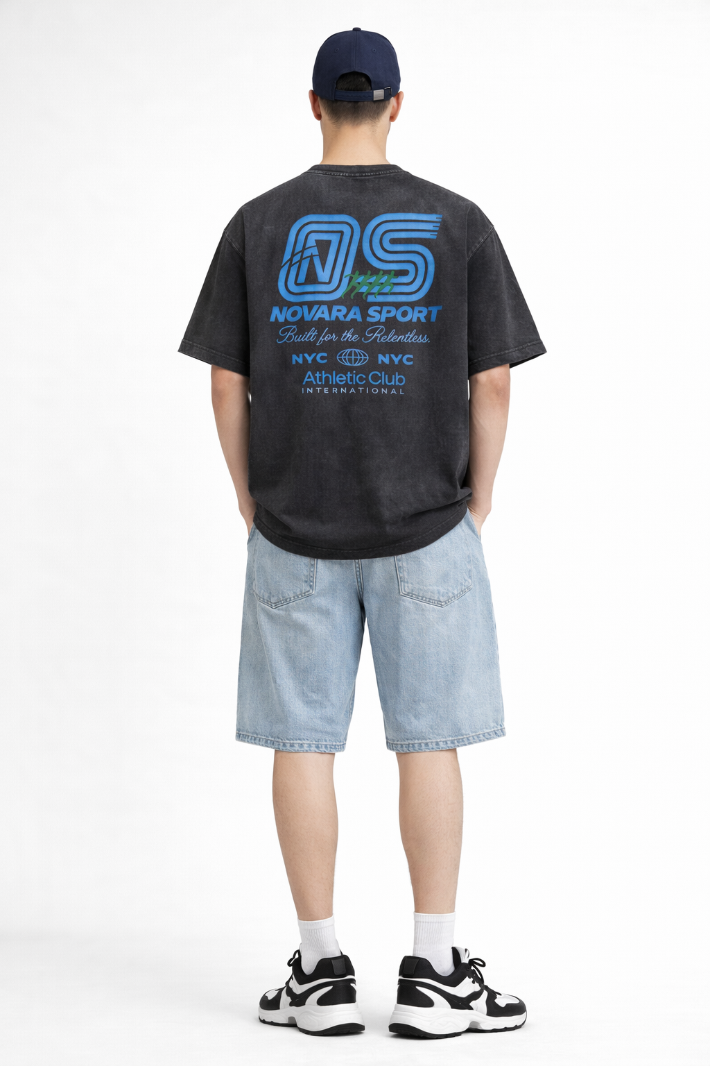 Sport Oversized Athletic Logo Tee Novara Shop Novara Studio