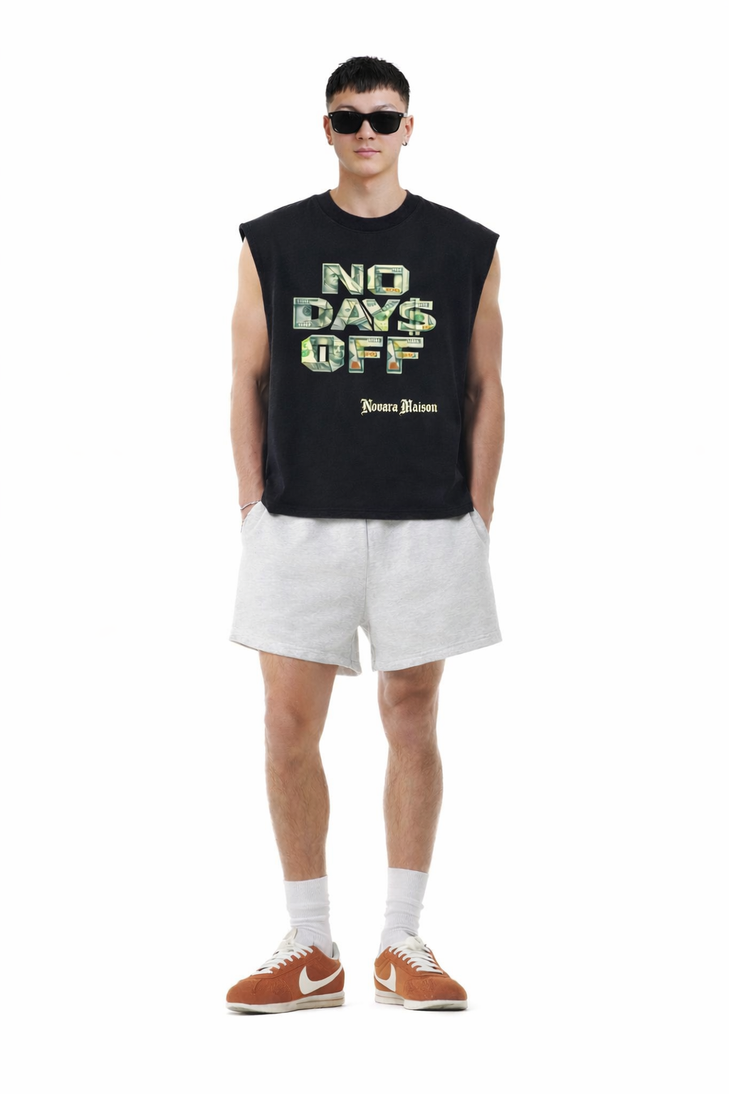 French Terry Boxy Tank Top ODMPOD Novara Studio