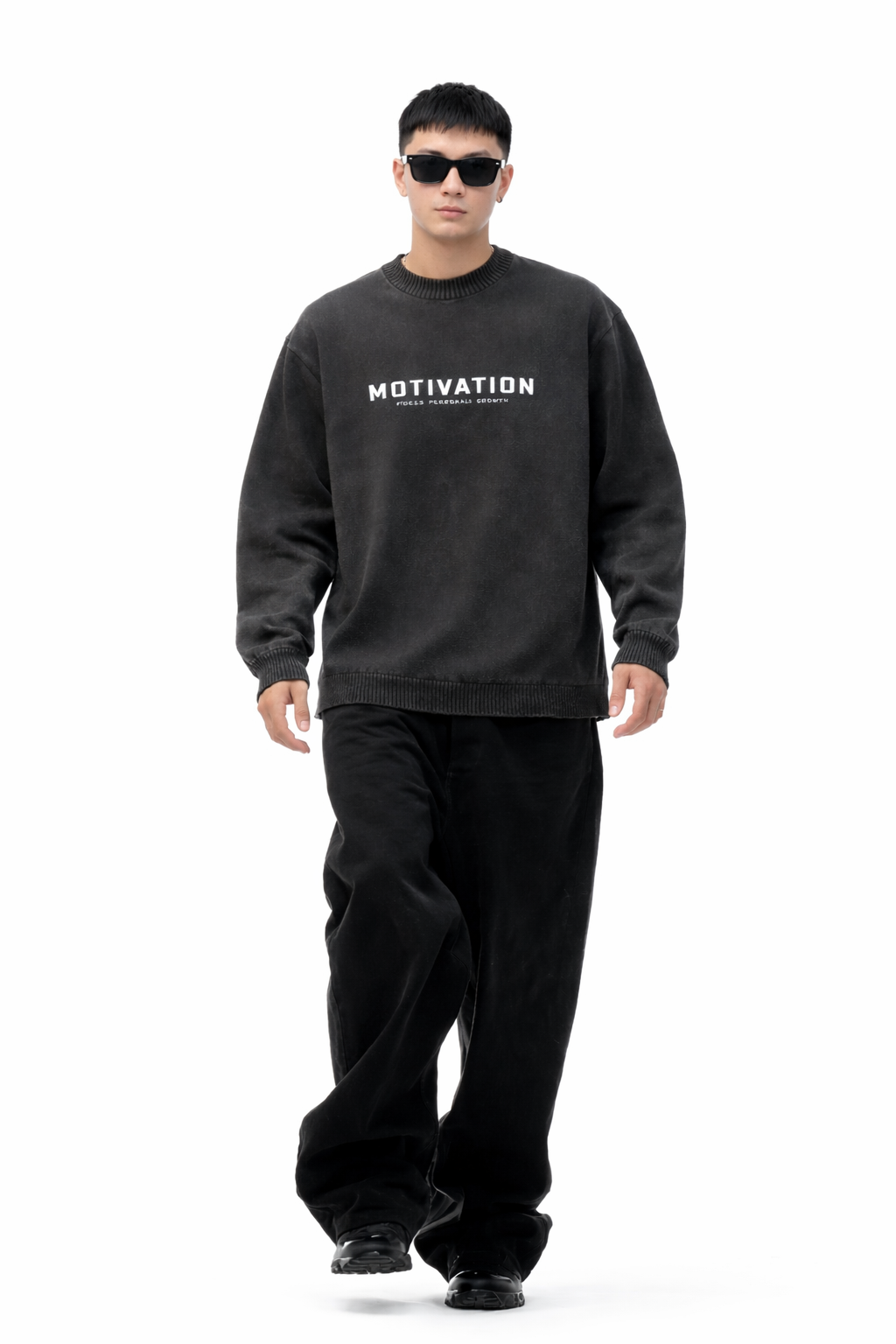 Vintage Washed Hand-Frayed Sweater Novara Shop Novara Studio