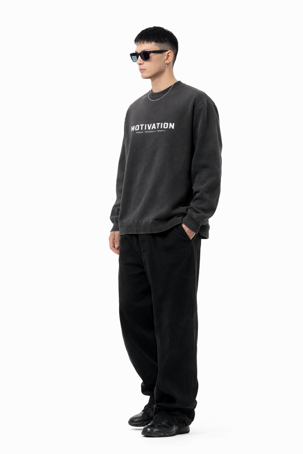 Vintage Washed Hand-Frayed Sweater Novara Shop Novara Studio