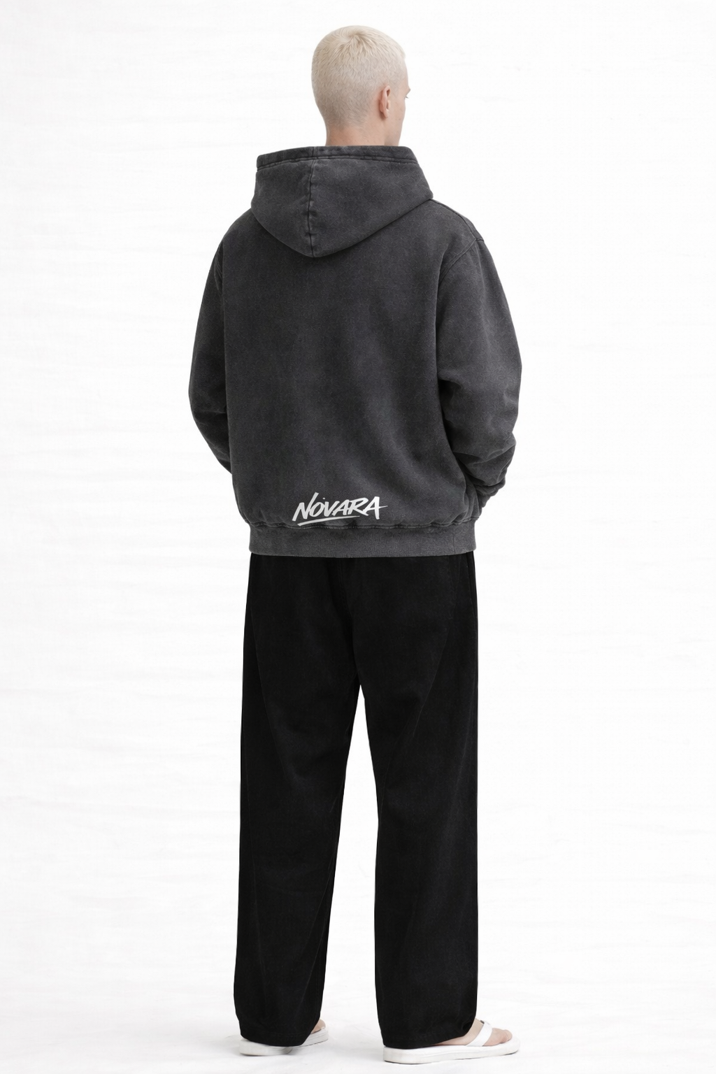 Zip-Through Boxy Fleece Hoodie Novara Shop Novara Studio