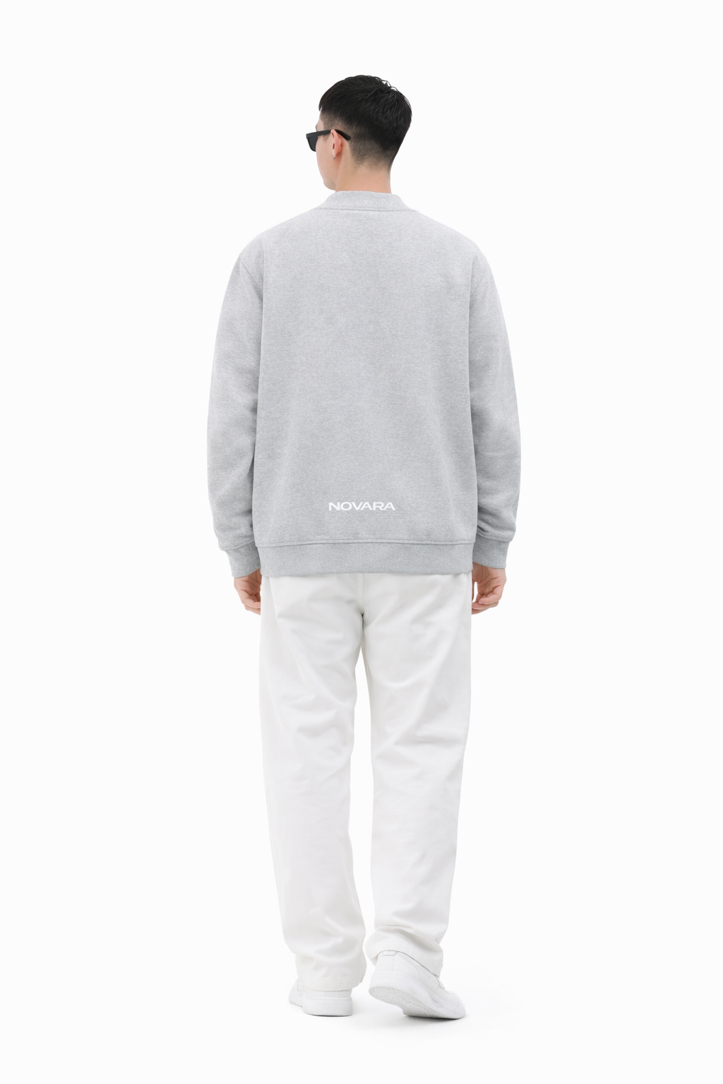 Essential Heavyweight Sweat Cardigan Novara Shop Novara Studio