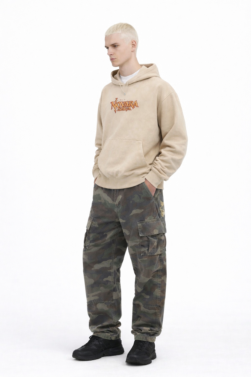 Essential Boxy Darted Sleeve Hoodie Novara Shop Novara Studio