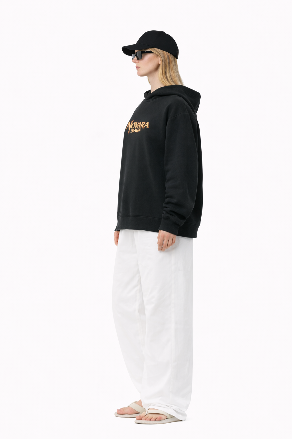 Essential Boxy Darted Sleeve Hoodie Novara Shop Novara Studio