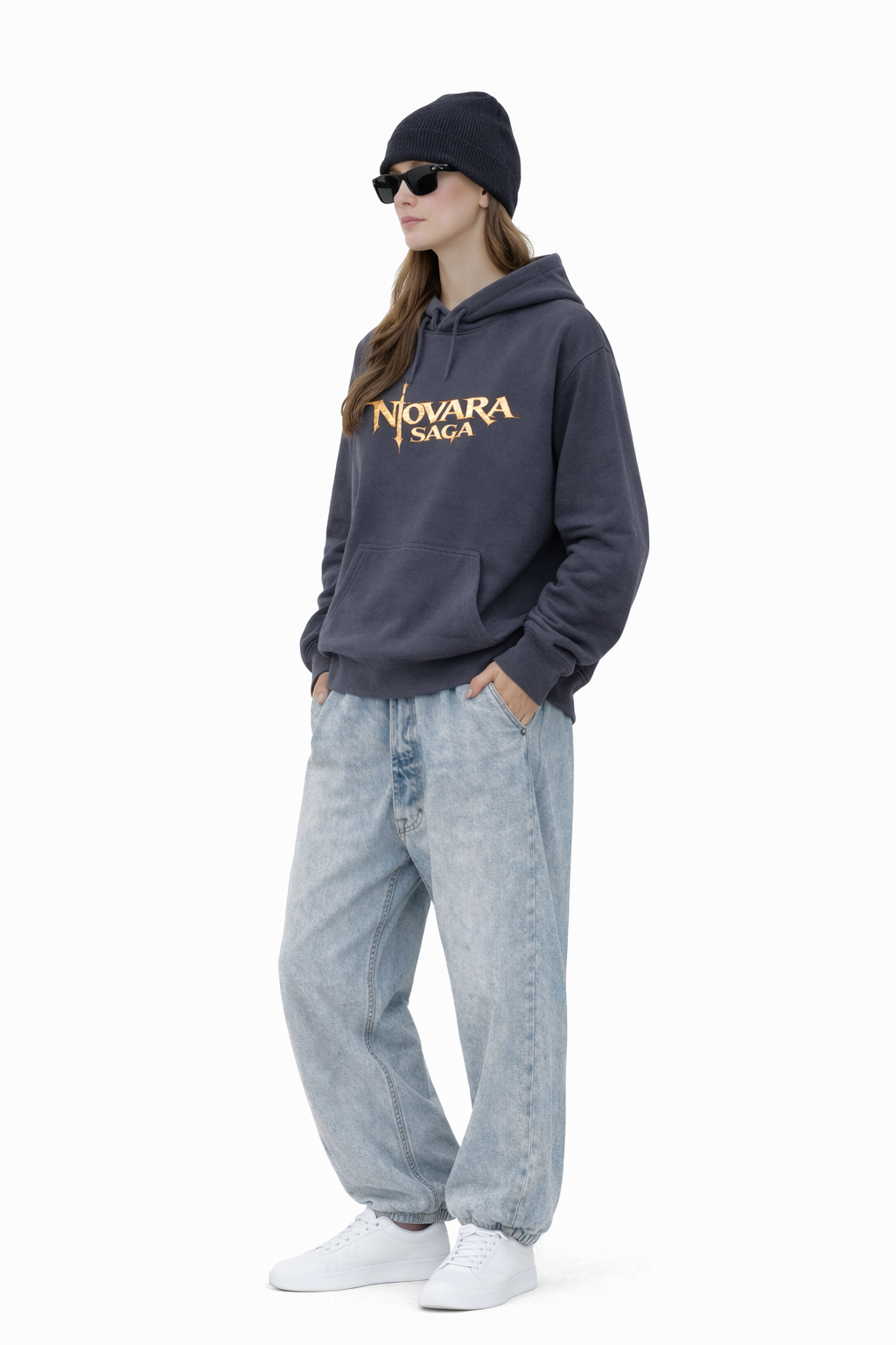 Essential Boxy Darted Sleeve Hoodie Novara Studio Novara Studio