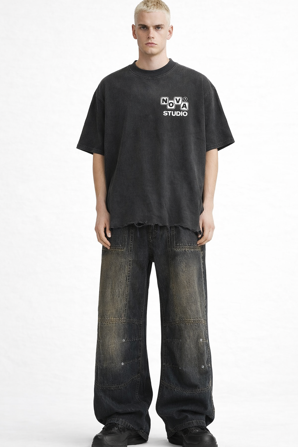 Vintage Wash Boxy T-Shirt Novara Shop Novara Studio