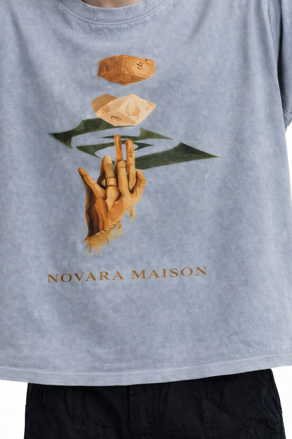 Hand Art Boxy Tee Novara Studio Novara Studio