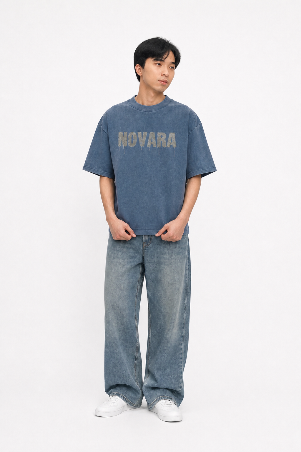 Street Drip Boxy Tee - Novara Studio