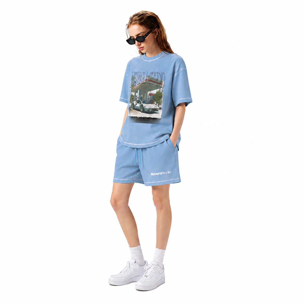 Retro Waffle Boxy Tee Novara Studio Novara Studio