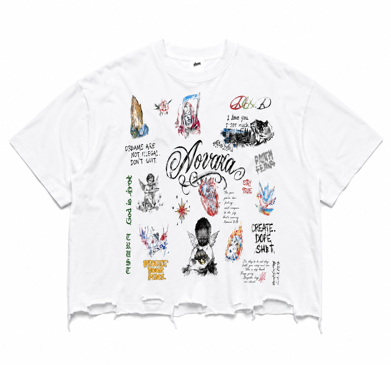 Chaos Vision Boxy Tee Novara Studio Novara Studio