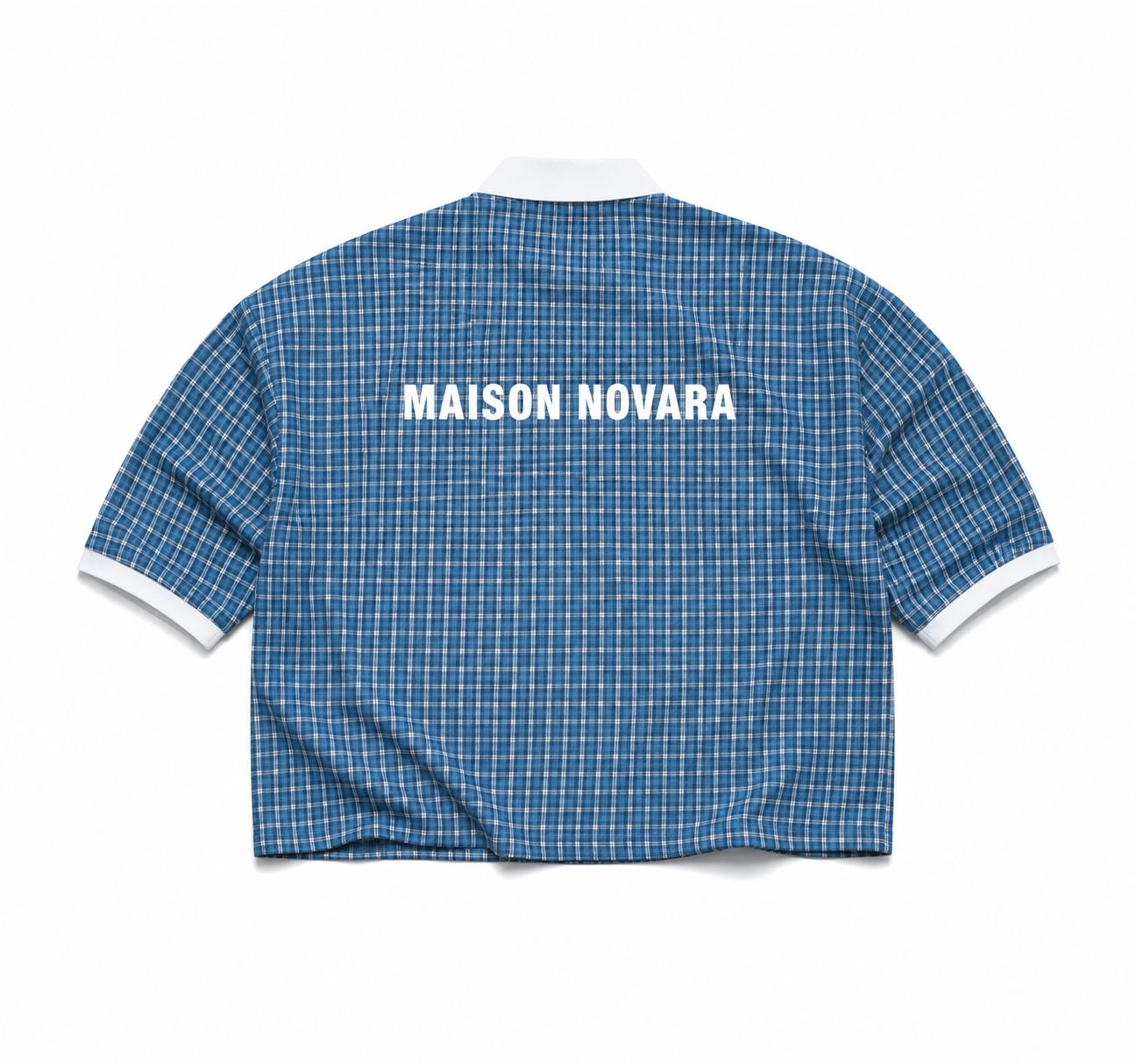 Maison Check Boxy Polo ODMPOD Novara Studio