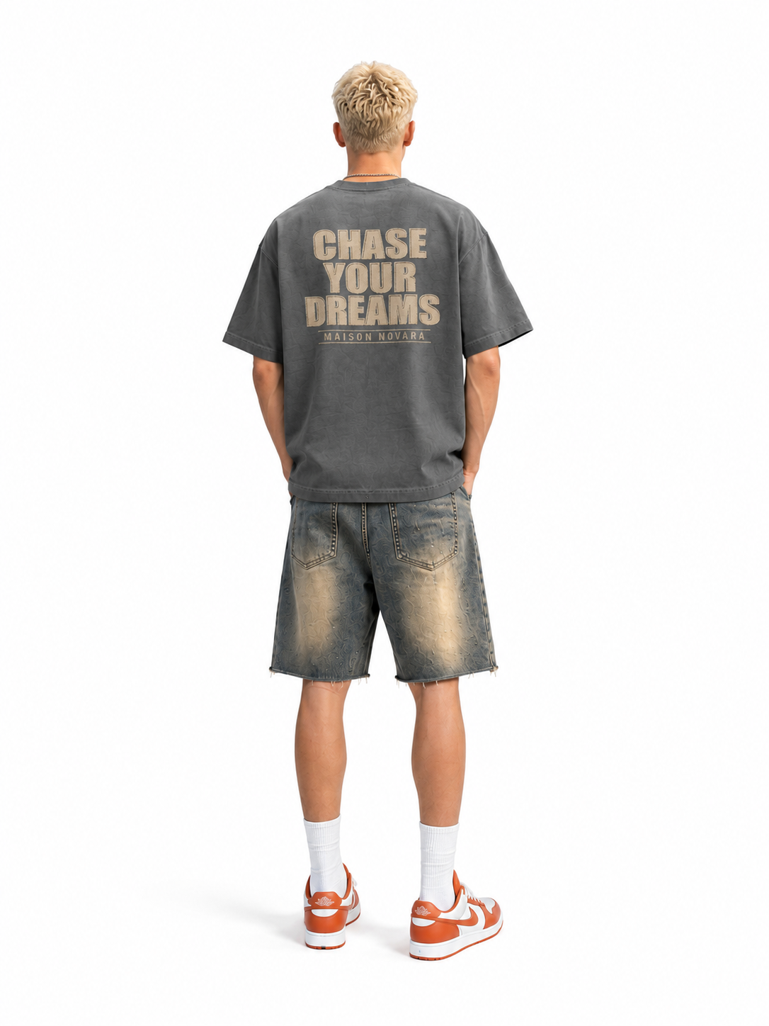 Unisex Reverse Dyed Boxy T-Shirt ODMPOD Novara Studio