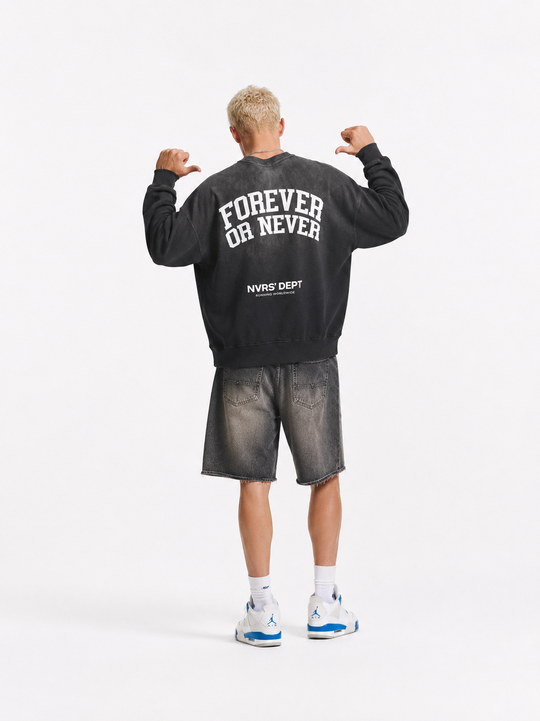 Forever Or Never Crewneck Novara Studio Novara Studio