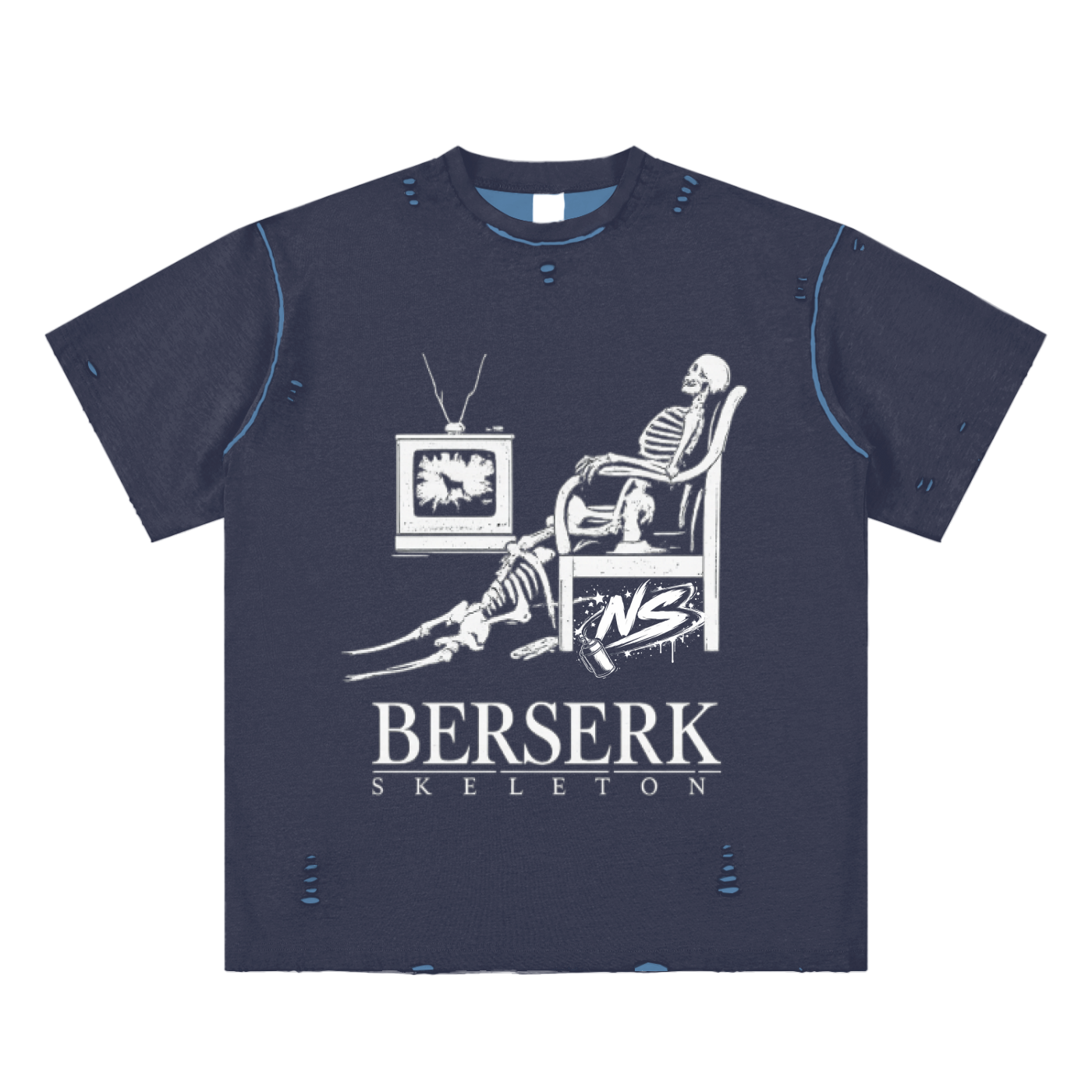 Hand-frayed Reversible T-shirt ODMPOD Novara Studio