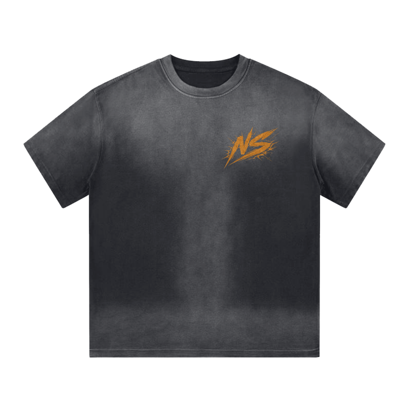 “I” Shape Gradient Washed T-Shirt ODMPOD Novara Studio