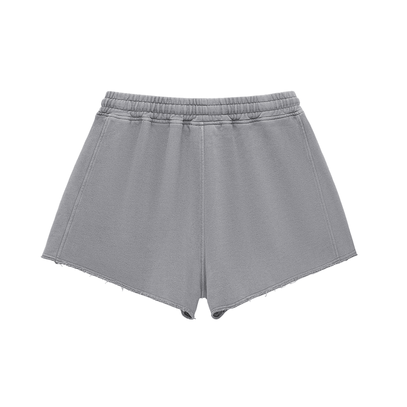 Snow Washed Raw Edge Drawstring Shorts ODMPOD Novara Shop