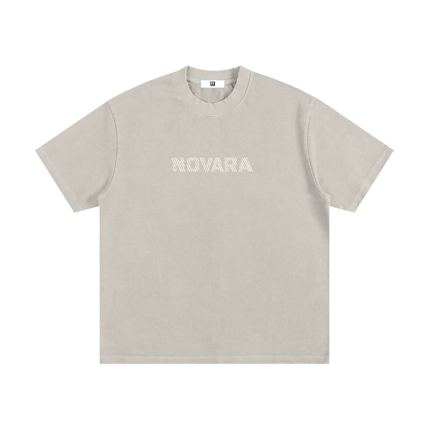 Heavyweight Vintage Washed Frayed T-Shirt ODMPOD Novara Studio