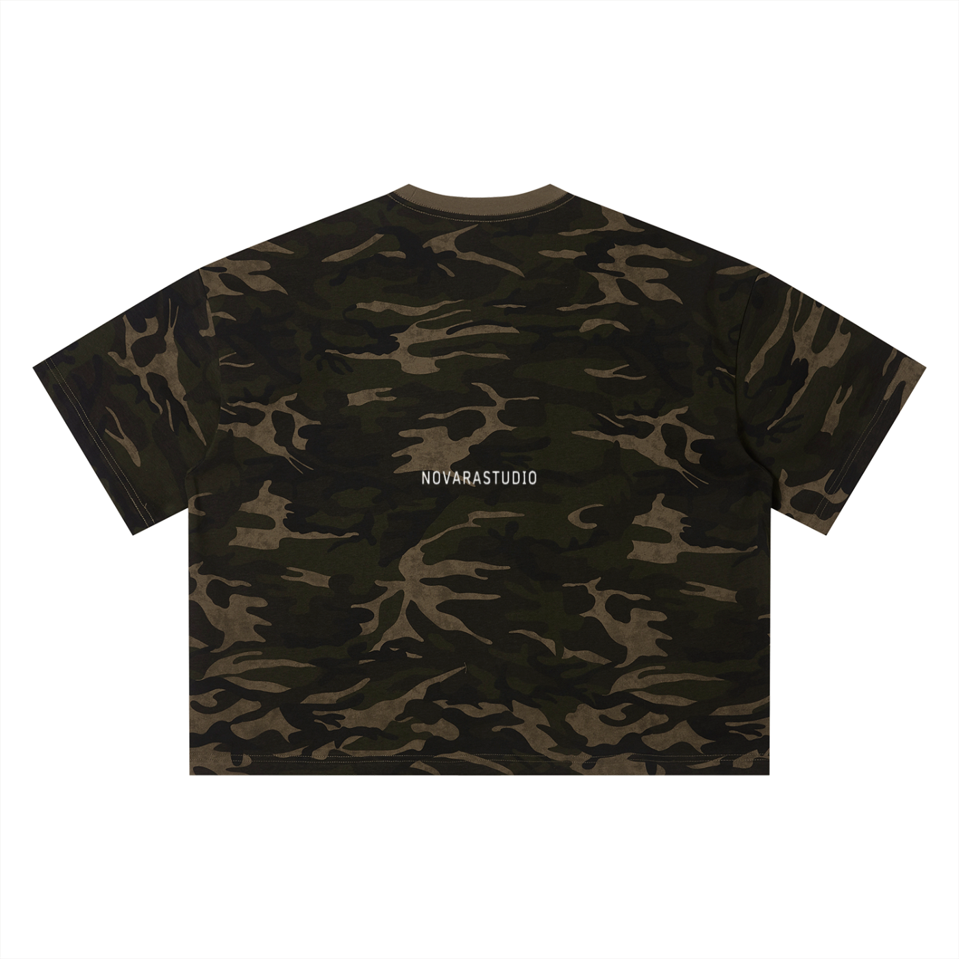 Camo Boxy Tee - Novara Studio