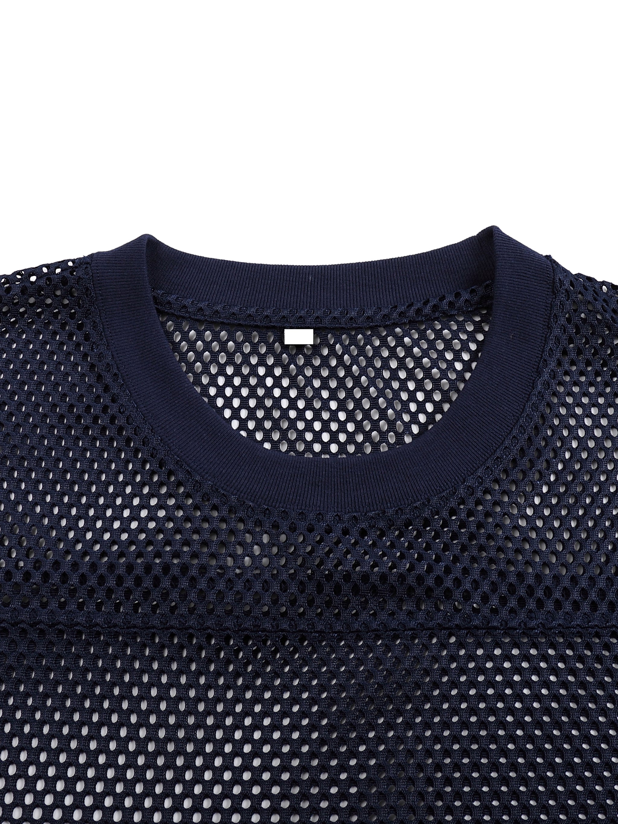 See-through Boxy Net T-Shirt ODMPOD Novara Shop