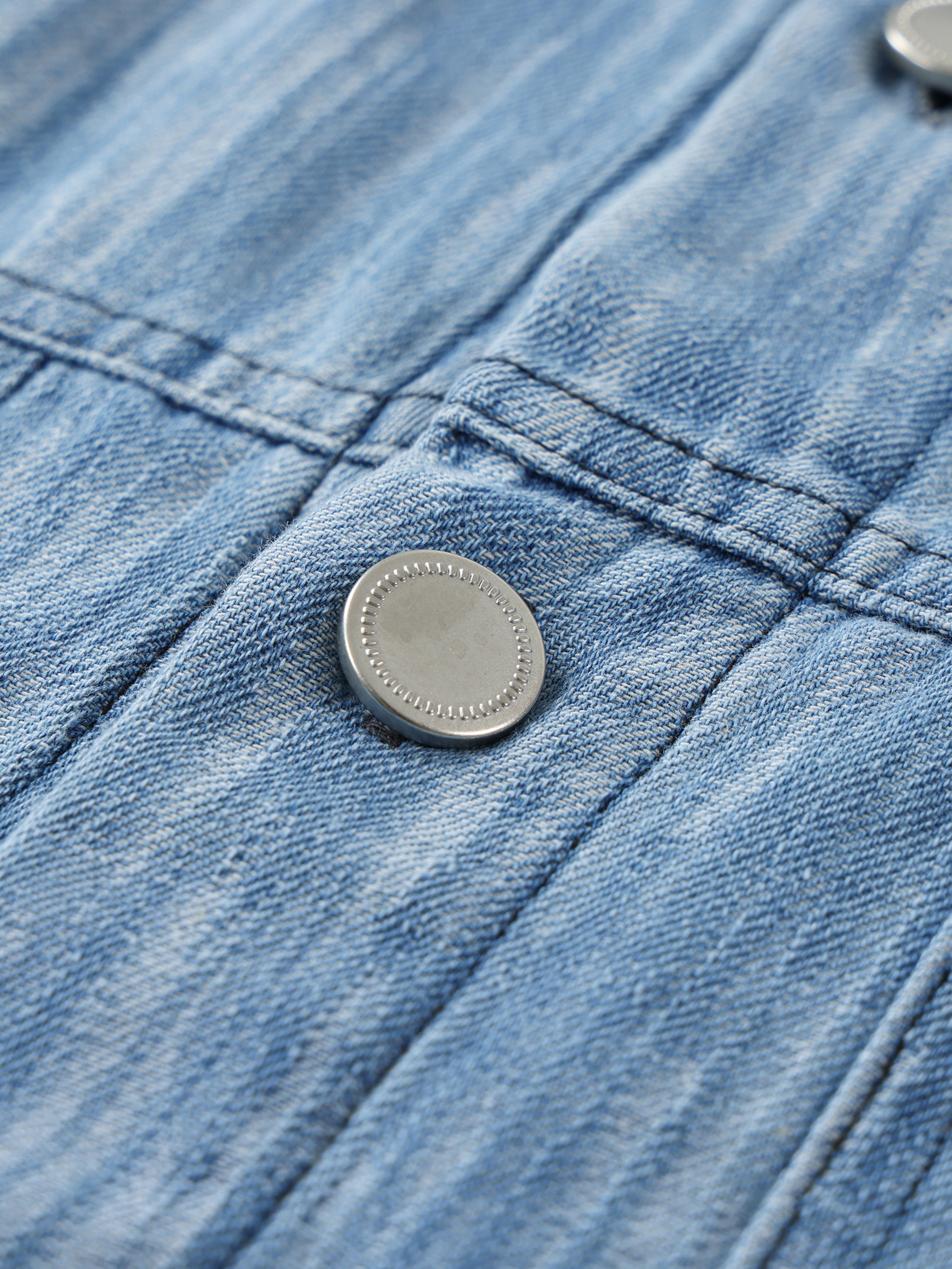 Distressed Wash Short-Sleeve Shirt ODMPOD Novara Shop