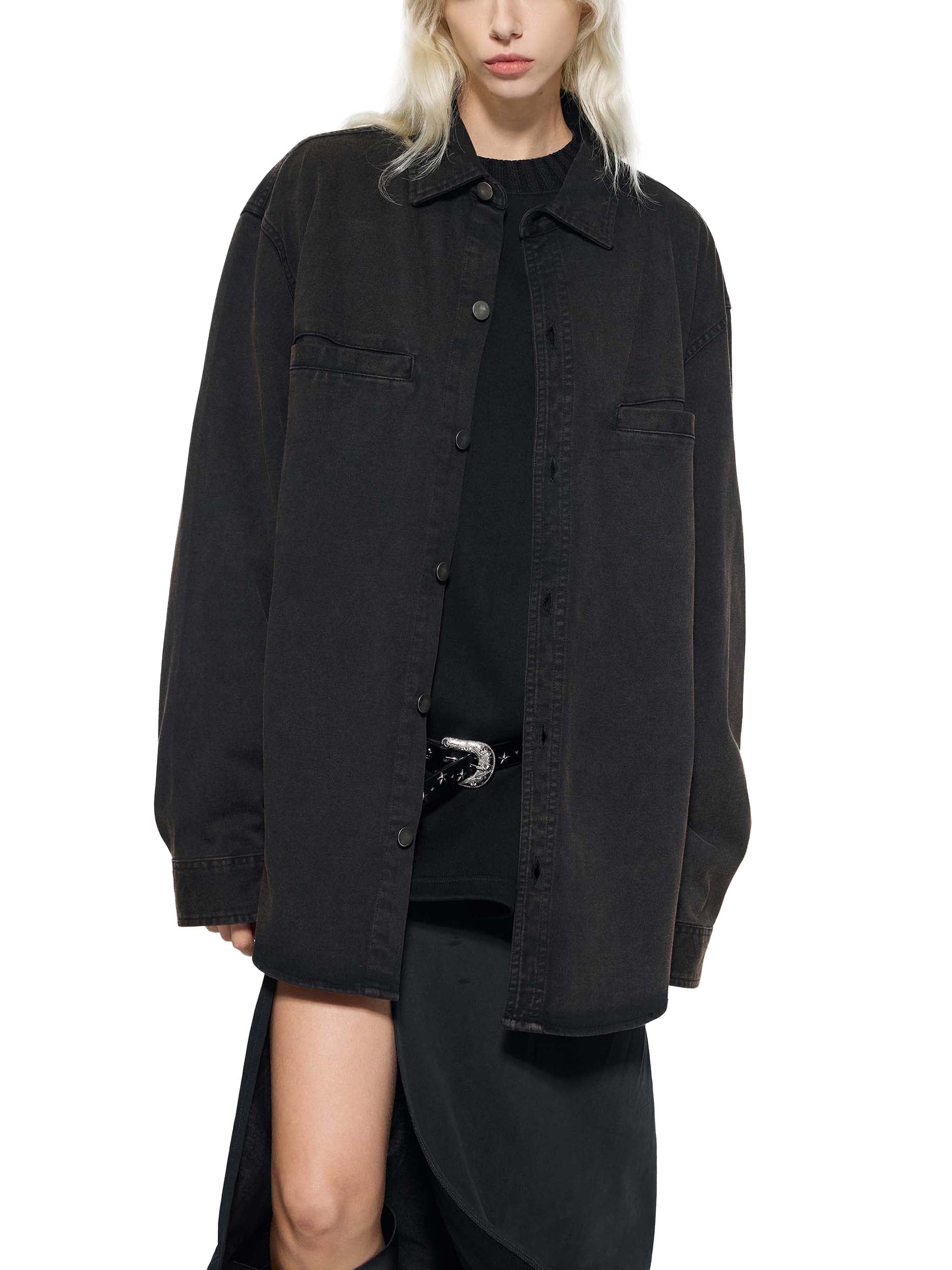 Denim Vintage Washed Heavyweight Jacket ODMPOD Novara Shop