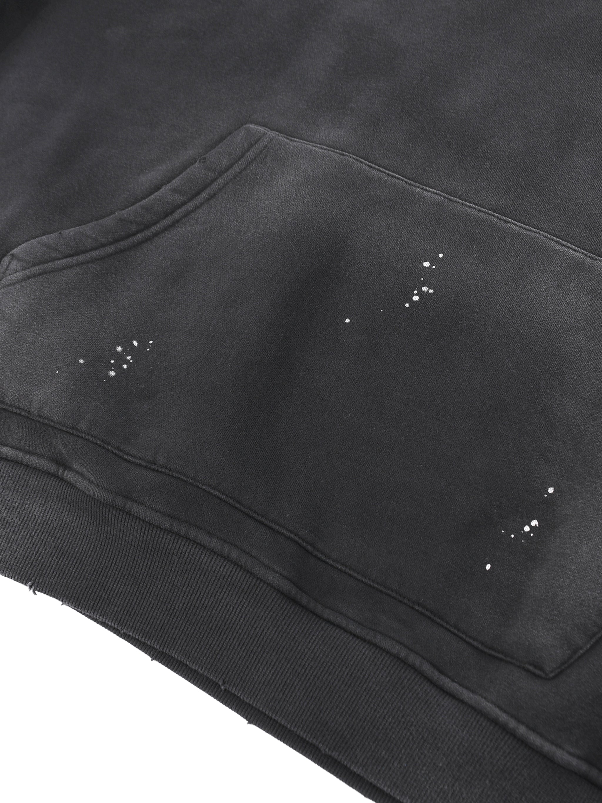 Vintage Washed Frayed Fleece Hoodie ODMPOD Novara Shop