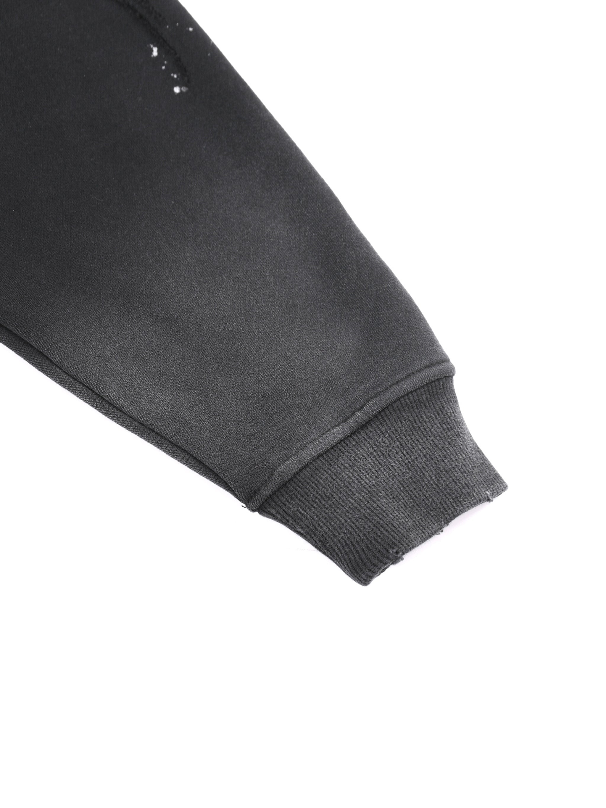 Vintage Washed Frayed Fleece Hoodie ODMPOD Novara Shop