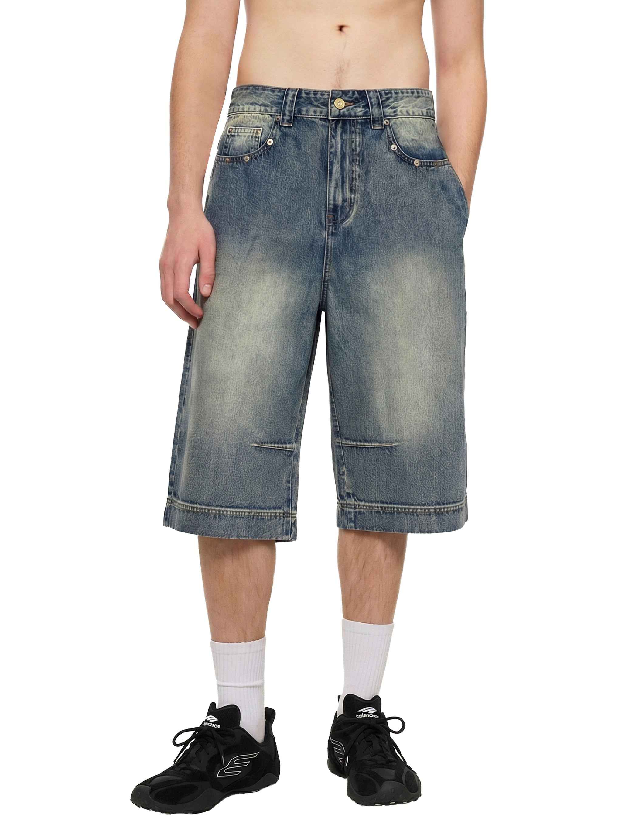 90s Baggy Denim Shorts - Novara Studio