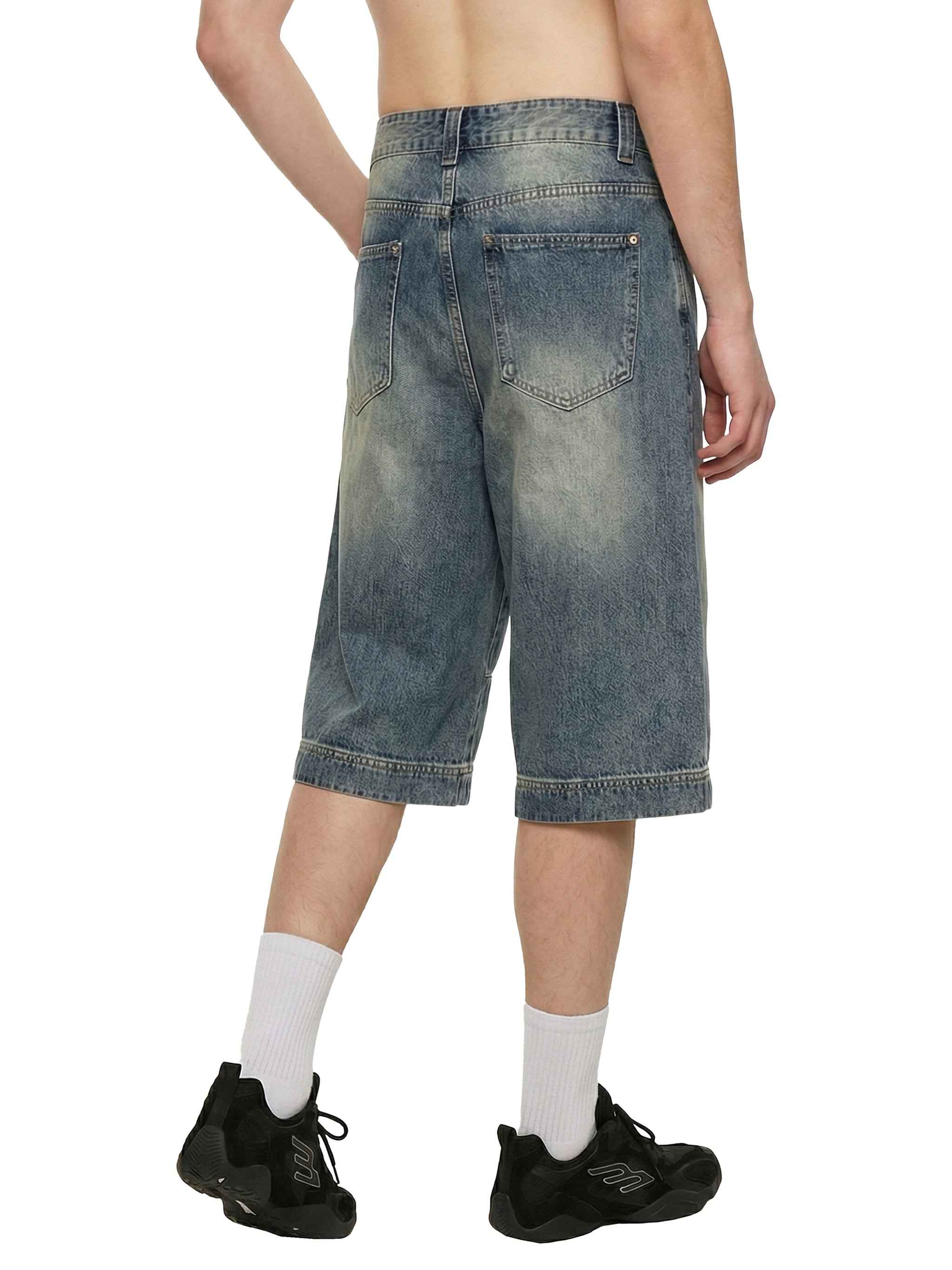 90s Baggy Denim Shorts - Novara Studio