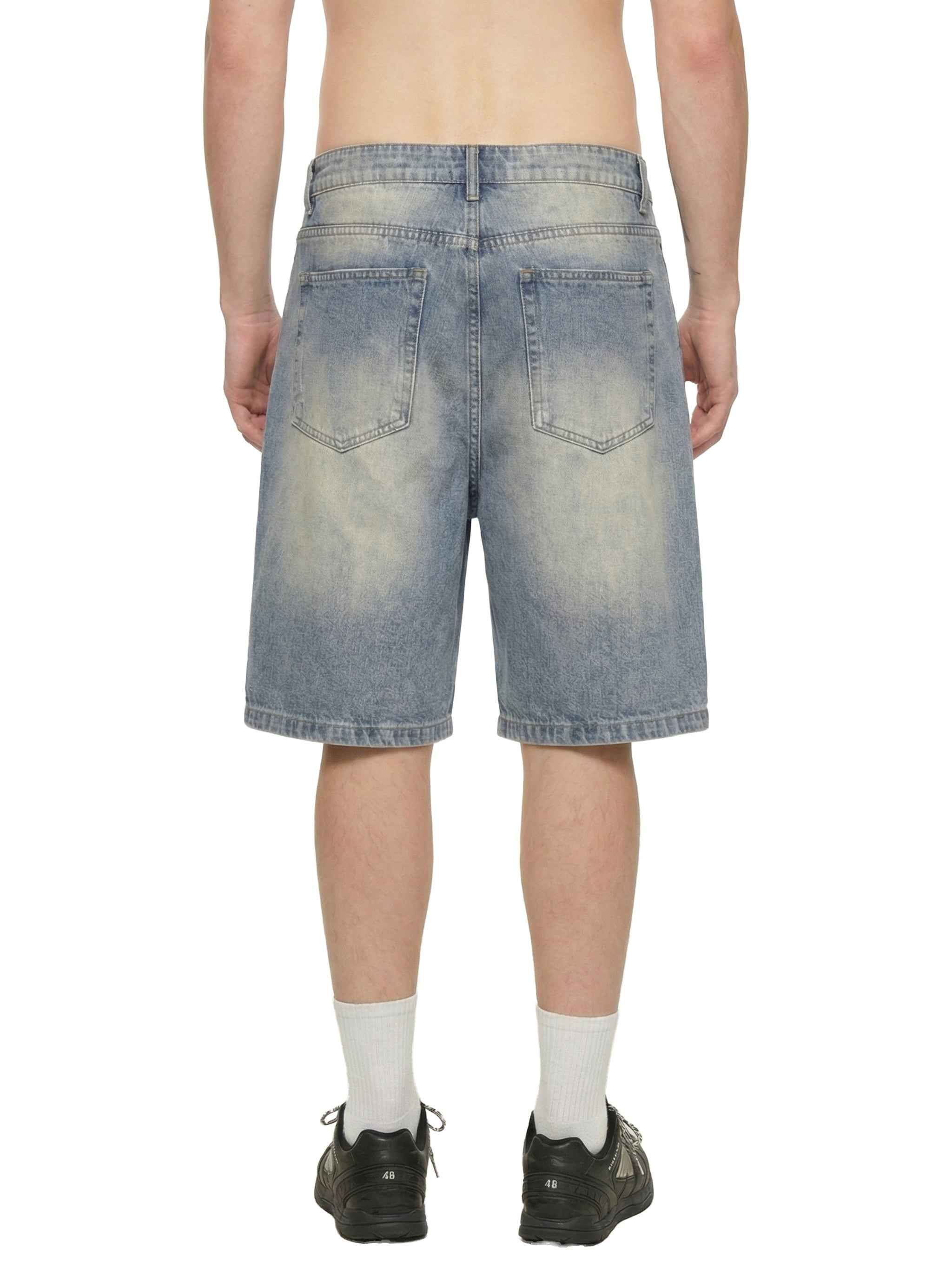90s Faded Denim Shorts - Novara Studio