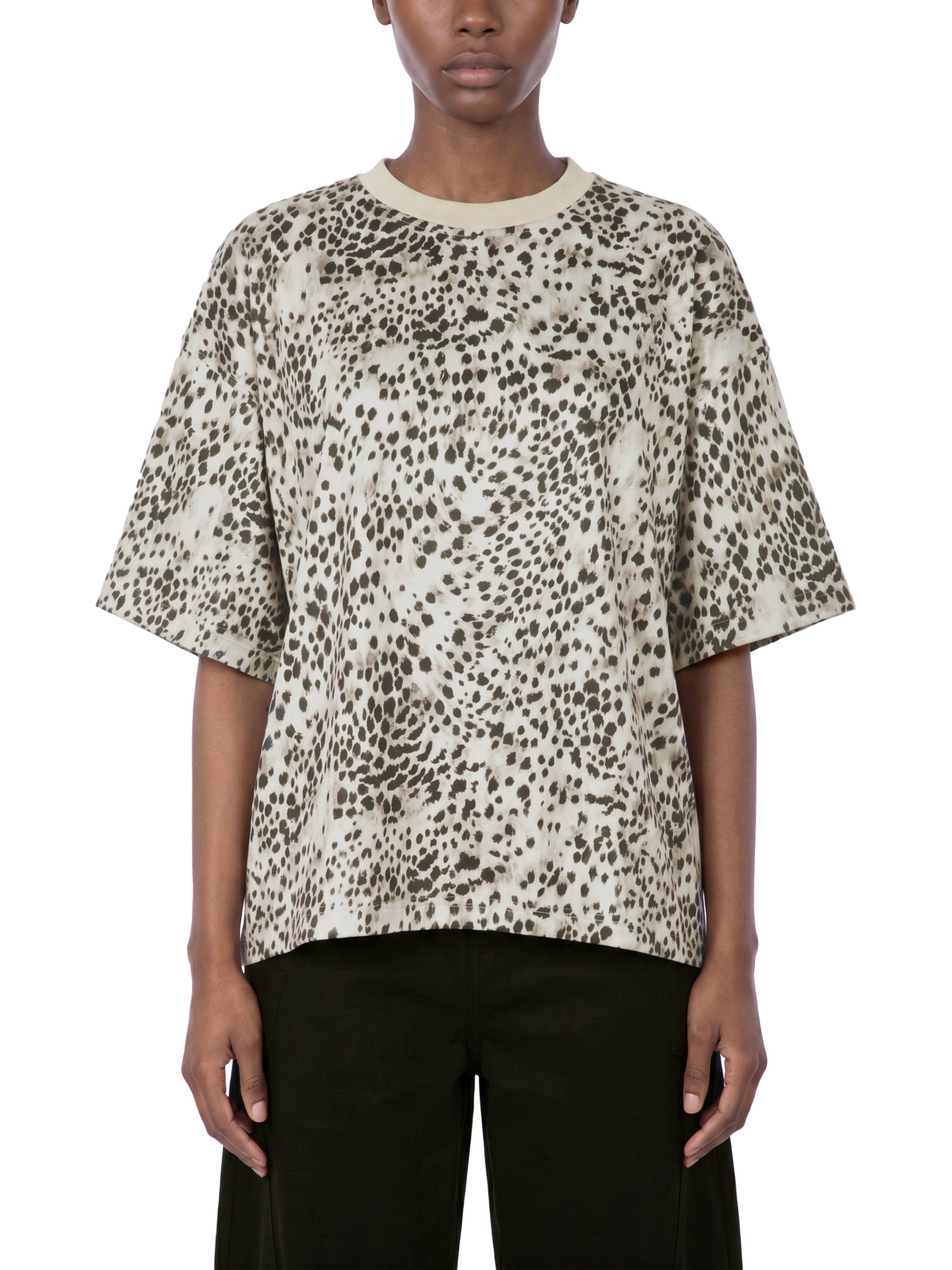 Savage Print Boxy Tee - Novara Studio