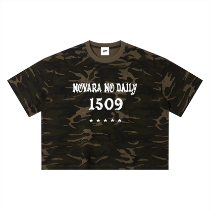 Camo Boxy Tee - Novara Studio