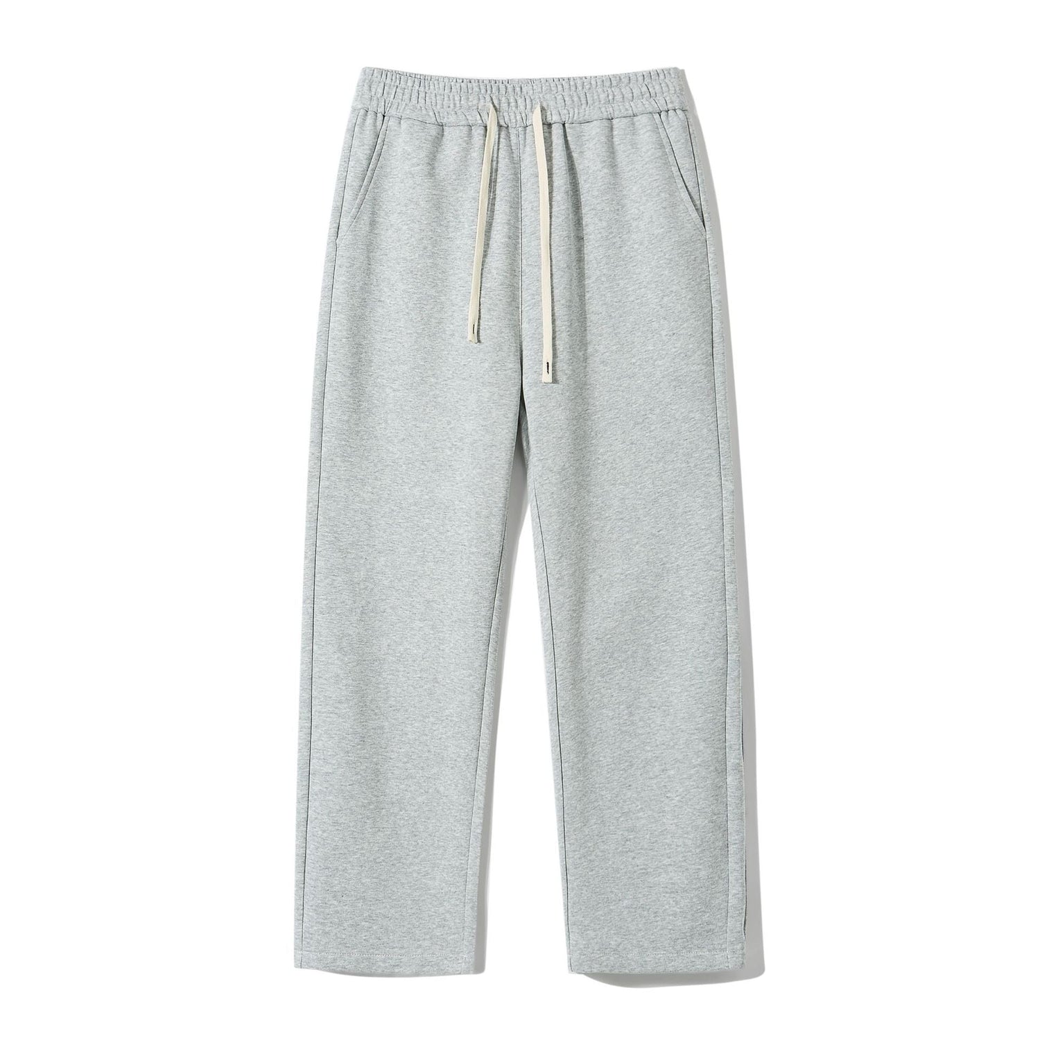Fashion New Drawstring Straight Sweatpants Men Novara Shop  46.99 Novara Shop Light Gray / XXXL  46.99