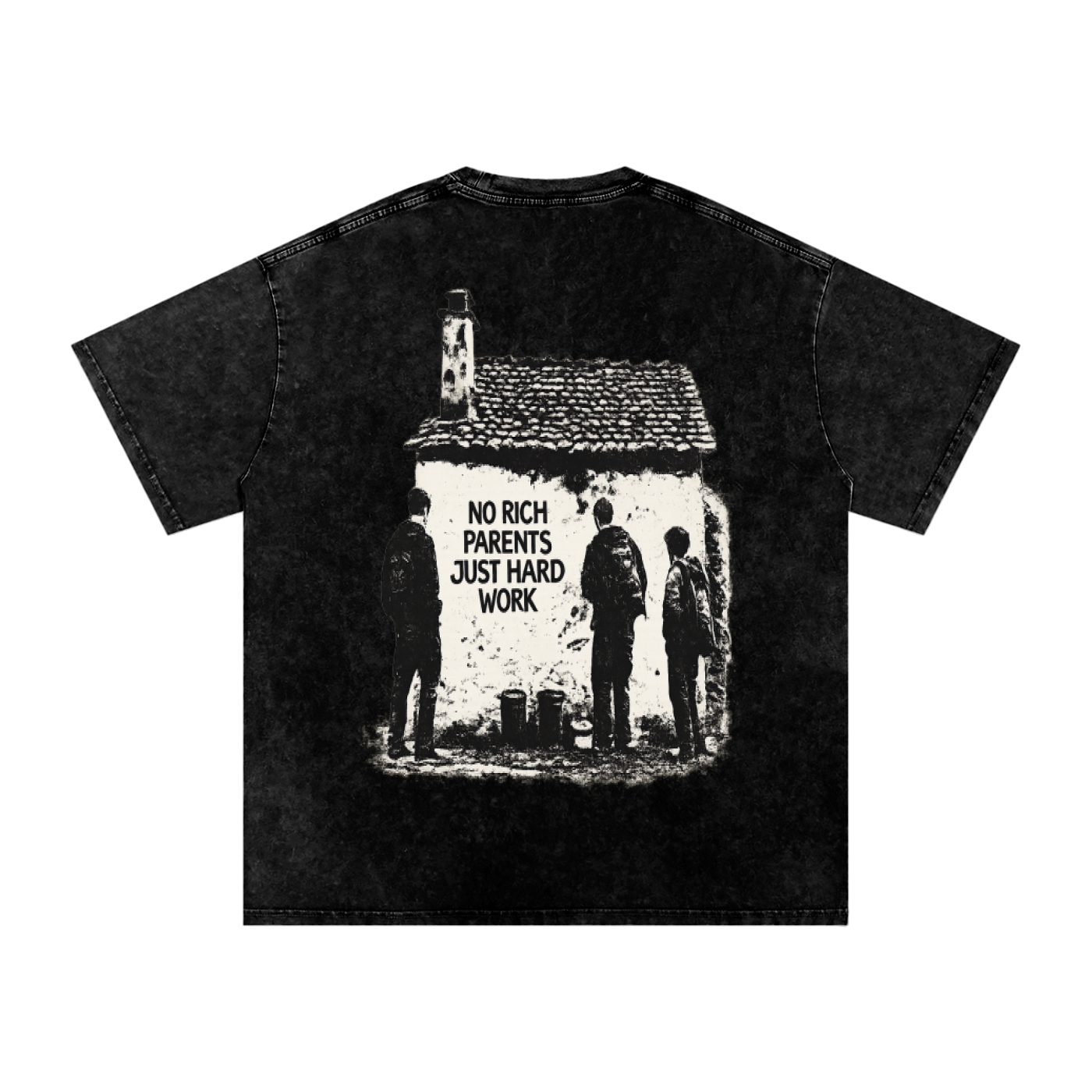 Snow Washed Oversized Cotton T-Shirt ODMPOD   Novara Studio