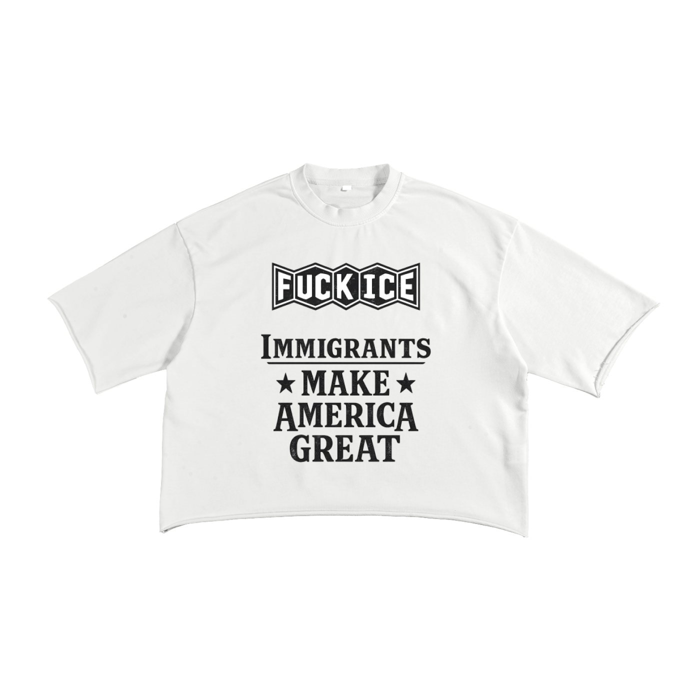 French Terry Raw Edge T-Shirt ODMPOD   Novara Studio