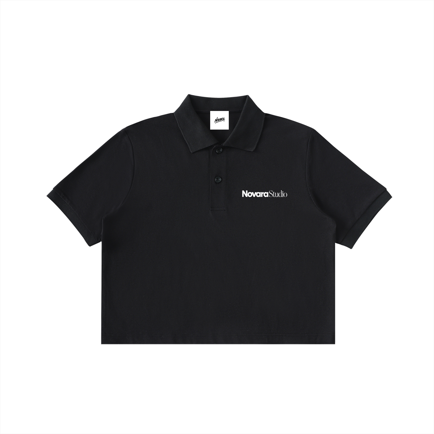 Essential Cropped Polo Shirt ODMPOD   Novara Studio