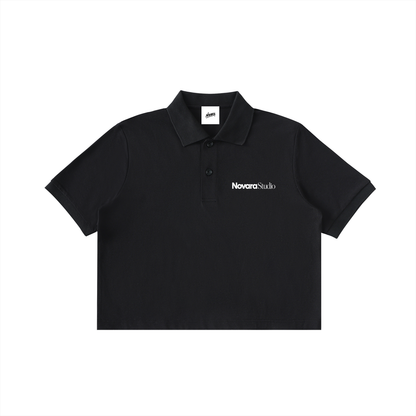 Essential Cropped Polo Shirt ODMPOD   Novara Studio