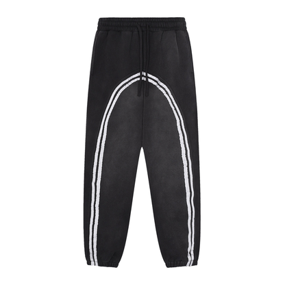 Sun Fade Contrast Tape Fleece Jogged Sweatpants ODMPOD   Novara Shop