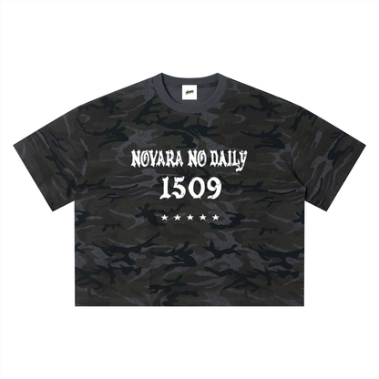Camo Boxy Tee - Novara Studio