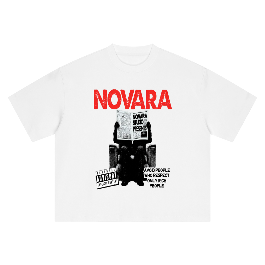 Cold World Boxy Tee - Novara Studio